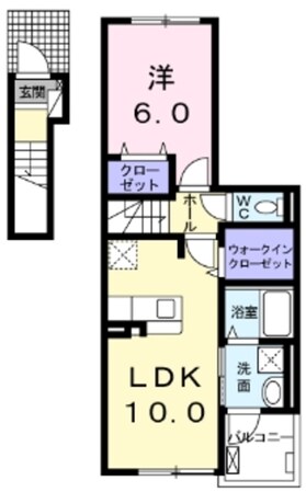 フィーゴ南花畑の物件間取画像